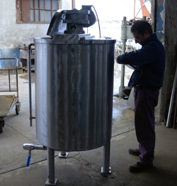 piccolo mixer per industria alimentare